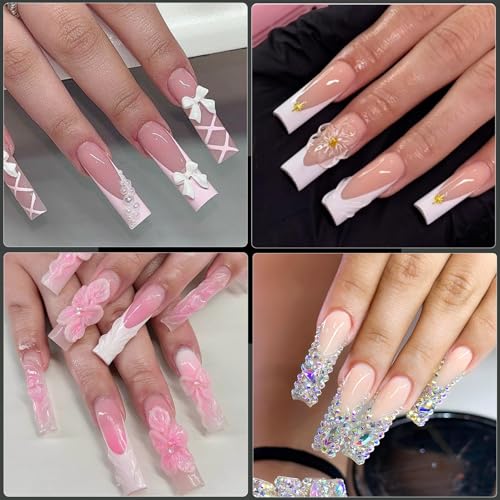 Long Square Nail Tips, 240pc