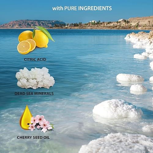 Cherry Body Wash for Women and Men - with Pure Dead Sea Minerals and Cherry Seeds Oil - Cl