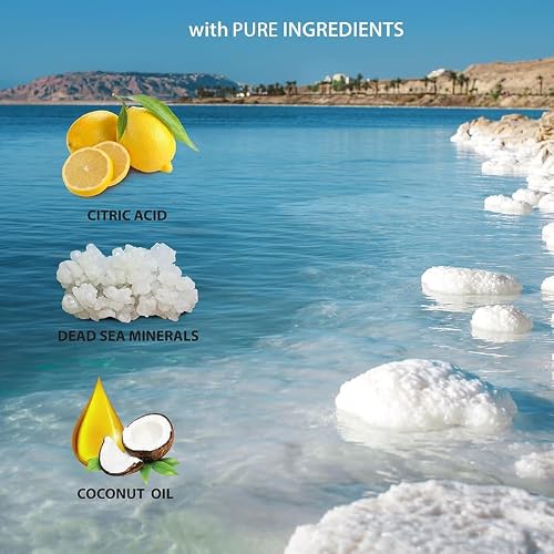 Coconut Body Wash for Women and Men - with Pure Dead Sea Minerals and Coconut Oil - Cleans