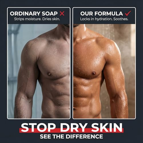 Sandalwood Men’s Body Wash – 3 in 1 Body Wash for Men for Hair