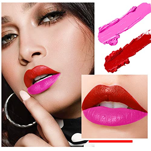 Lipstick Palette Nude Red Peach Pink Shades 25 Color