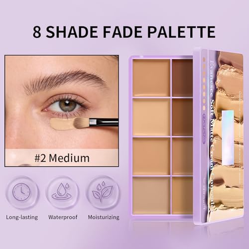 8 Color Cream Concealer and Corrector Palette