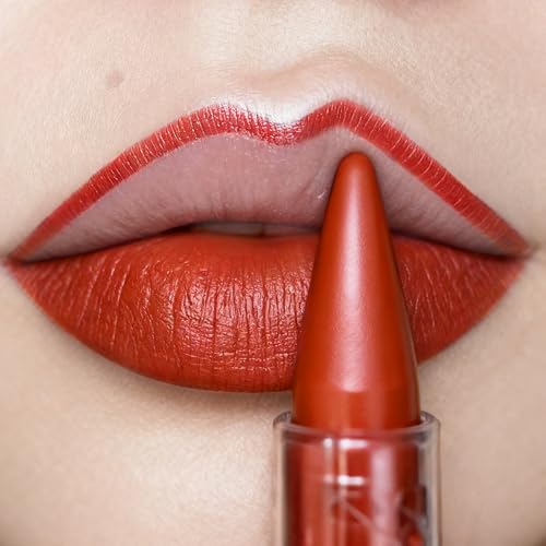 Orange Red Lipstick Gradient Matte Lip Liner Combo Women