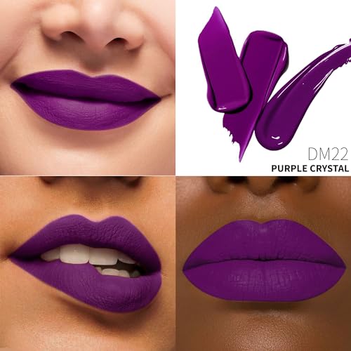 Purple Lipstick Matte for Women ColorStay Long Lasting Lipsticks