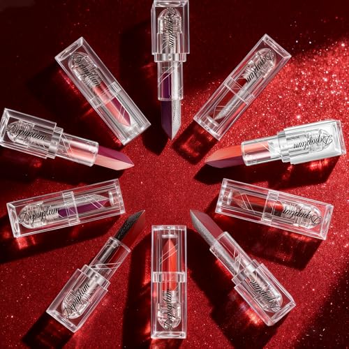 Purple Matte Lipstick Silver Lipstick Ombre Lips Dual Tone