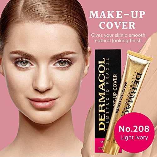 Full Coverage Tattoo Cover Matte Foundation SPF 30 No.208