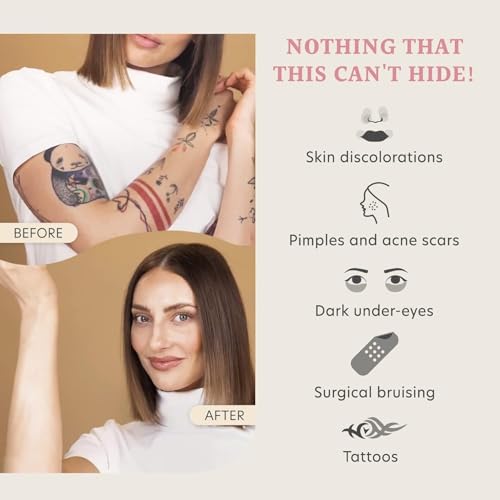 Full Coverage Tattoo Cover Matte Foundation SPF 30 No.208
