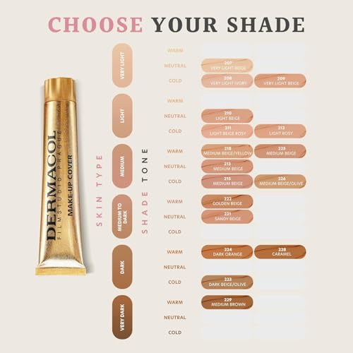 Full Coverage Tattoo Cover Matte Foundation SPF 30 No.208