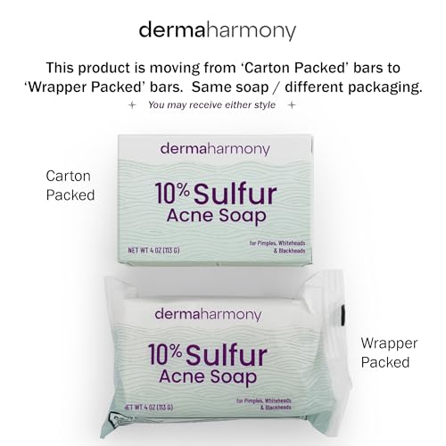 10% sulfur acne bar soap 4 oz