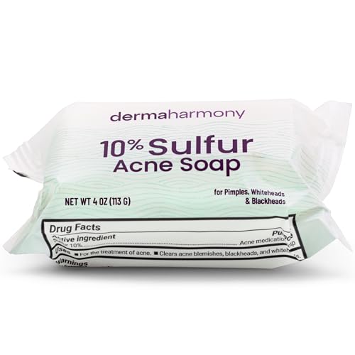 10% sulfur acne bar soap 4 oz