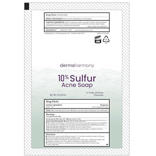 10% sulfur acne bar soap 4 oz