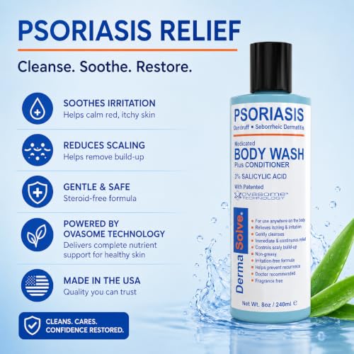Medicated Psoriasis Body Wash - 2-Pack (