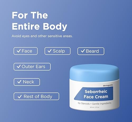 Seborrheic Dermatitis Face Cream for Sensitive Skin - Hydrates & Supports the Skin Barrier