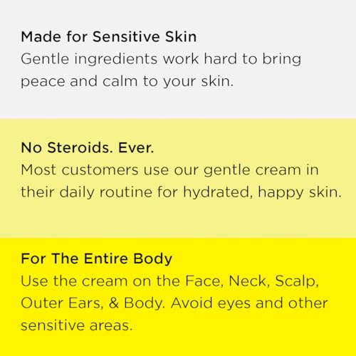 Seborrheic Dermatitis Face Cream for Sensitive Skin - Hydrates & Supports the Skin Barrier
