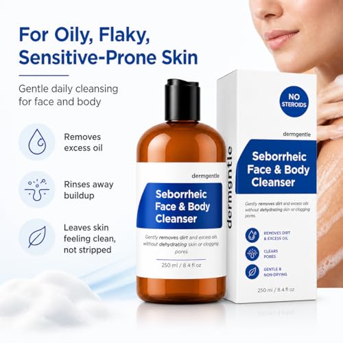 Seborrheic Face & Body Cleanser for Seborrheic Dermatitis - Hydrating Face Wash for All Sk