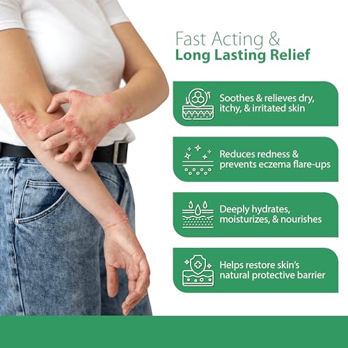 2% Colloidal Oatmeal Eczema Lotion - Soothing and Moisturizing Anti-Itch Cream & Body Loti