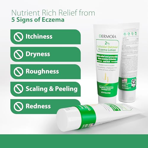 2% Colloidal Oatmeal Eczema Lotion - Soothing and Moisturizing Anti-Itch Cream & Body Loti