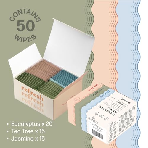 Refreshing Deodorant Wipes