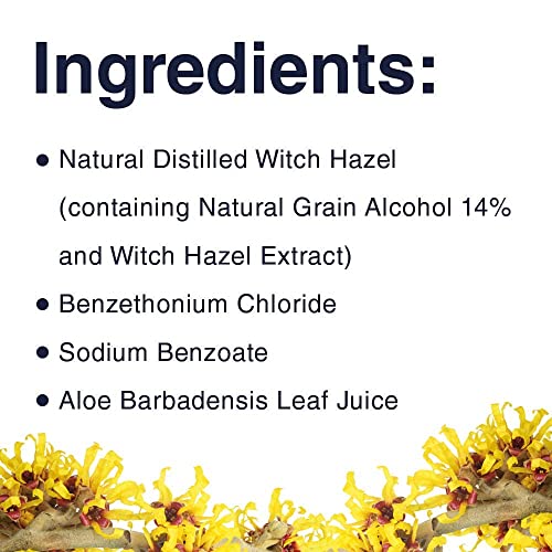 Witch Hazel Cleansing Cloths with Aloe | 25 Ct (Pack of 4)