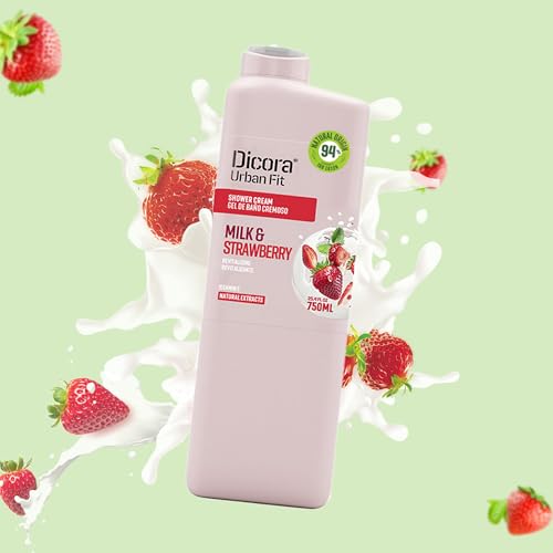 Dicora Urban Fit Nourishing Shower Gel - Body Wash for Men and Women - Long-Lasting Fruity