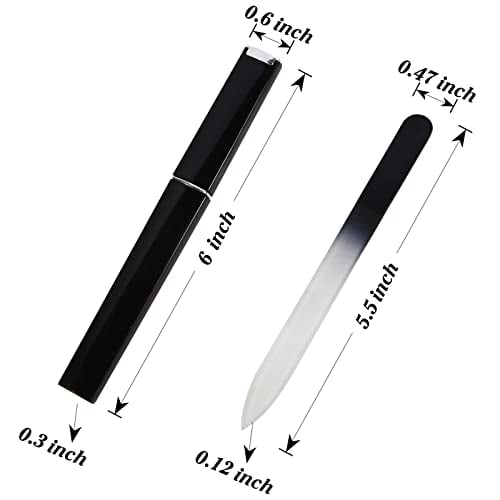 3-Pack Glass Files with Cases