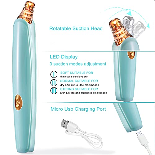 Blackhead Remover Pore Vacuum Cleaner USB 5 Probes