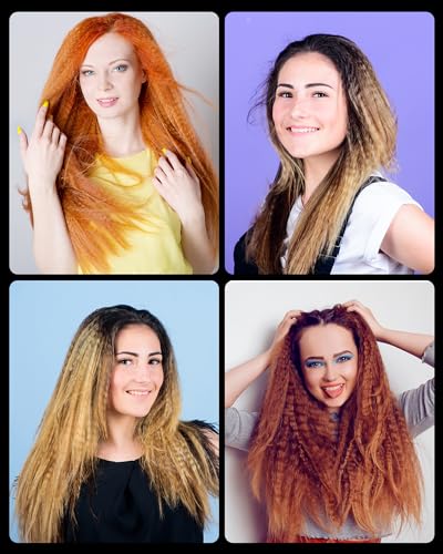 Hair Crimper for Volumizing Fluffy Hairstyle Ceramic Plates