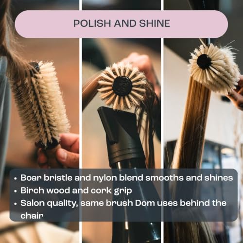 Round Hair Brush Boar and Nylon Medium 2.3 inch