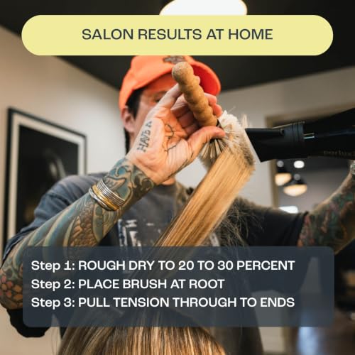 Round Hair Brush Boar and Nylon Medium 2.3 inch
