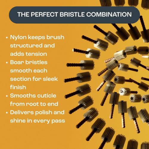 Round Hair Brush Boar and Nylon Medium 2.3 inch