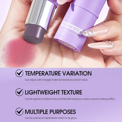 2pcs Color Changing Cream Blush Stick