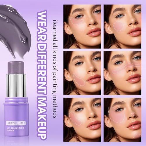 2pcs Color Changing Cream Blush Stick