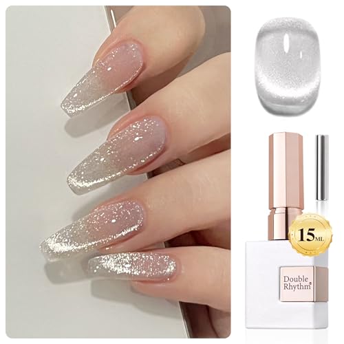 cat eye gel polish 15ml silver with magnet