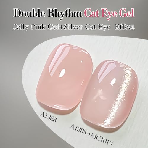 cat eye gel polish 15ml silver with magnet