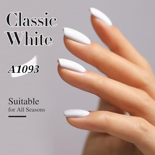 Gel Polish, White-A1093, 15ml