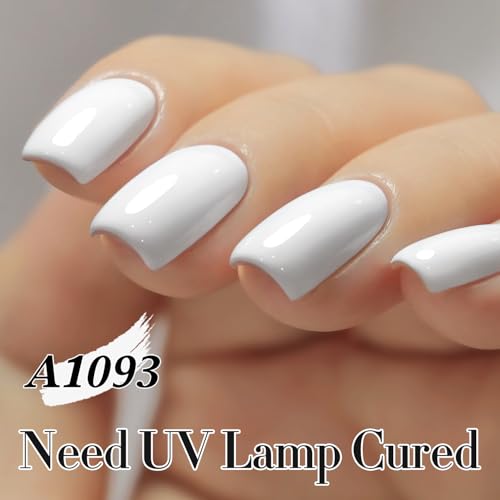 Gel Polish, White-A1093, 15ml
