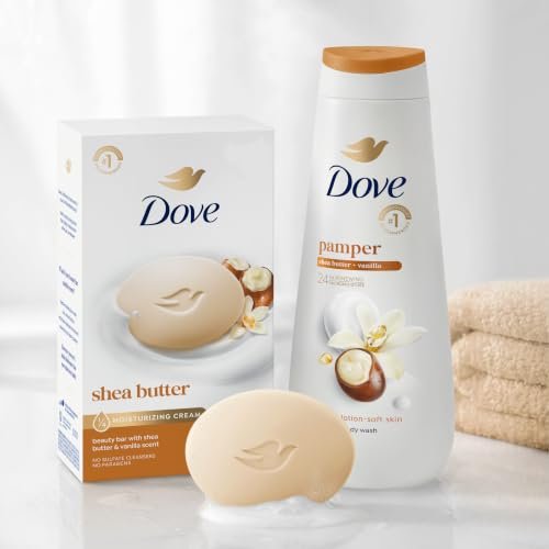 Beauty Bar Soap Shea Butter 4 Count 3.75 oz