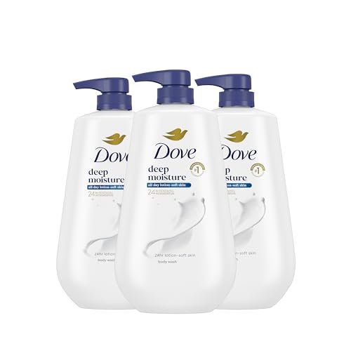 Body Wash Deep Moisture 30.6 oz Pump 3 Pack, Sulfate Free