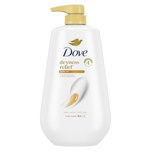 Body Wash Dryness Relief with Jojoba Oil 30.6 oz Pump, Sulfate Free