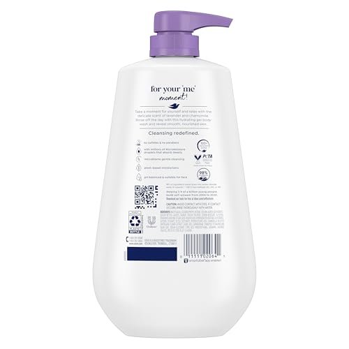 Body Wash Relax Lavender Oil & Chamomile 30.6 oz Pump