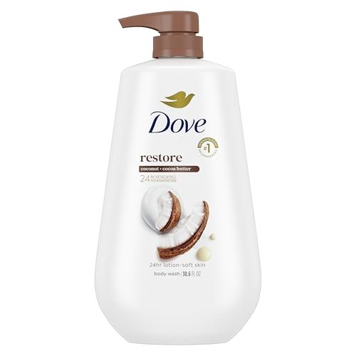 Body Wash Restore Coconut & Cocoa Butter 30.6 oz Pump, Sulfate Free