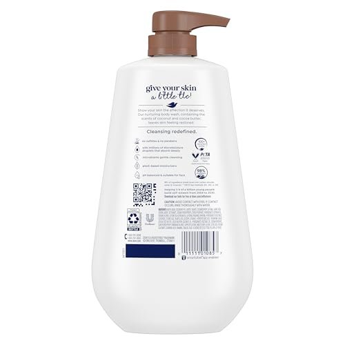 Body Wash Restore Coconut & Cocoa Butter 30.6 oz Pump, Sulfate Free