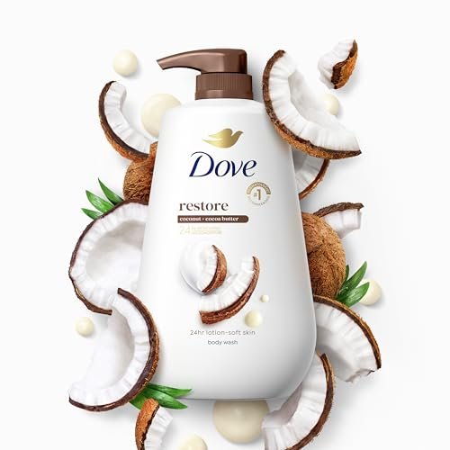 Body Wash Restore Coconut & Cocoa Butter 30.6 oz Pump, Sulfate Free