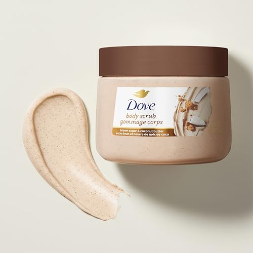 Brown Sugar and Coconut Butter Body Scrub Exfoliates and Deeply 15 oz