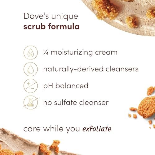 Brown Sugar and Coconut Butter Body Scrub Exfoliates and Deeply 15 oz