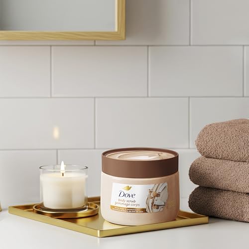 Brown Sugar and Coconut Butter Body Scrub Exfoliates and Deeply 15 oz