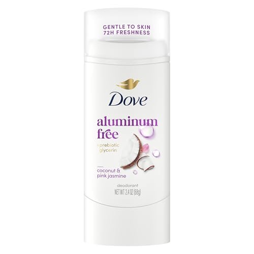 Deodorant Stick Coconut & Pink Jasmine Aluminum Free 2.4 Oz