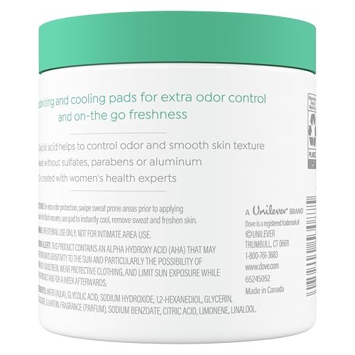 Glycolic Deodorant Cleansing Pads 60ct