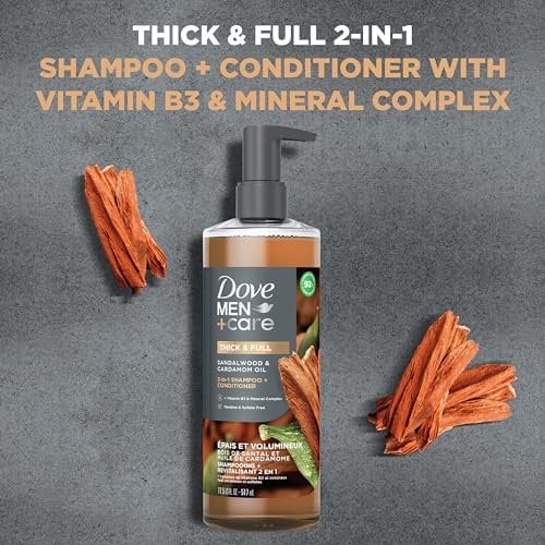 2-in-1 Shampoo + Conditioner Sandalwood & Cardamom
