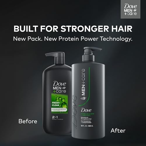 Dove Men Fresh & Clean 2-in-1 Shampoo & Conditioner with Menthol 28oz